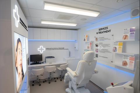 Dermatology clinic at Boots Battersea Power Station store